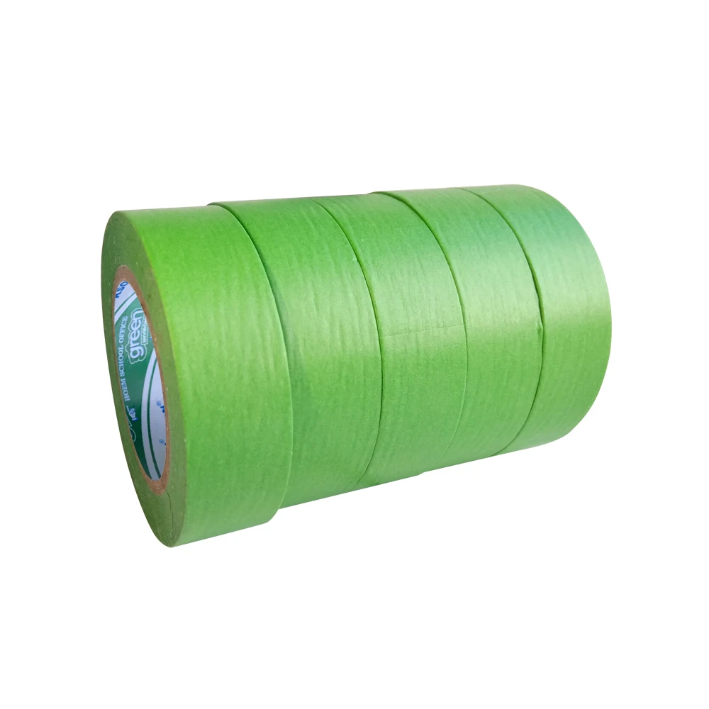 50mm Wide Green Waterproof Painters Masking tape for Automobive Application