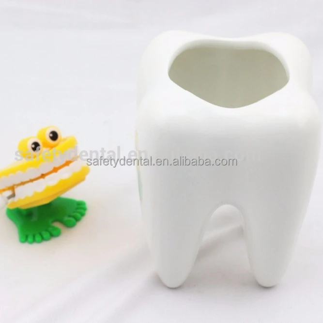 
Керамическая ваза для цветов в форме зуба, уникальный подарок для домашней стоматологии  (60321784723)