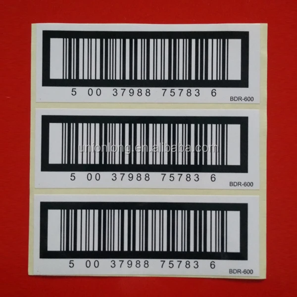 Adhesive Matt Surface Barcode Label sticker sheet offset Printing Customized Size