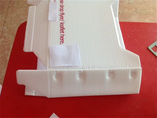 Полипропиленовый гофрированный ящик для брошюр коробка флаеров Correx коробки Corflute