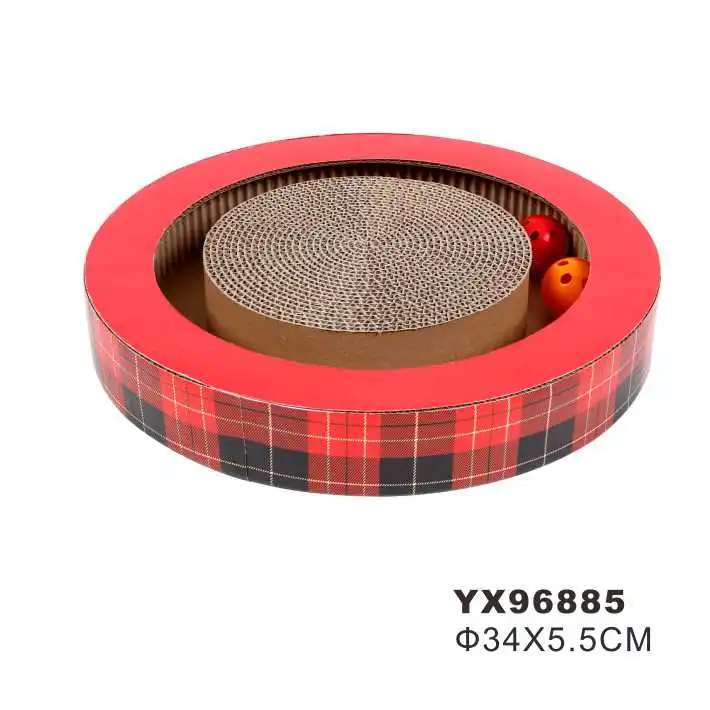 Best design cat scratcher corrugated cardboard bed