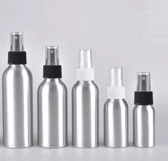 Индивидуальная пищевая косметическая упаковка 50 мл 100 мл 150 мл 200 мл 250 мл жидкое масло алюминиевая бутылка с винтовой алюминиевой крышкой