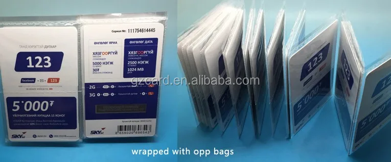 Заводская пользовательская карта размером 4g виртуальный код царапин перезаряжаемый доллар зарядное устройство Визитная мобильный телефон