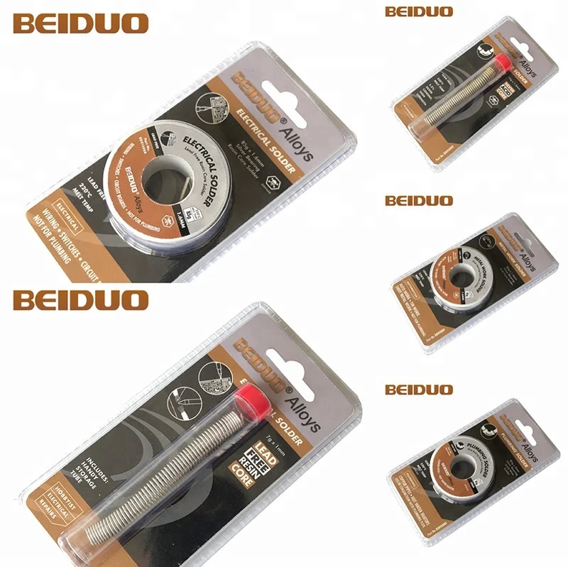 High strength Plumbing solder wire lead free silver tin solder welding wire for copper plumbing