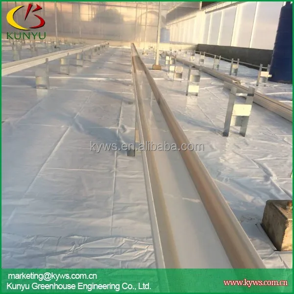 Hydroponic gutter for strawberry tomato pepper hydroponic trough for greenhouse