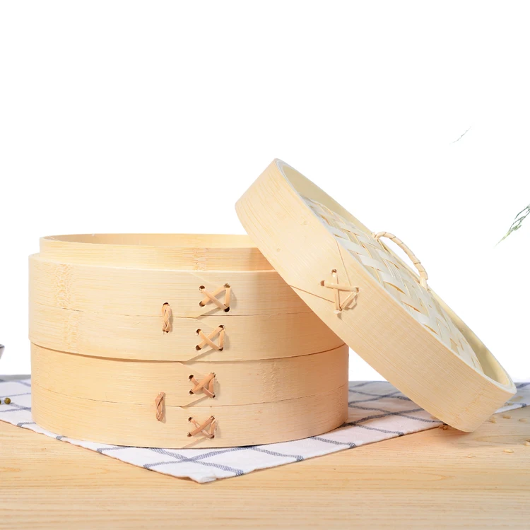 Бамбуковый пароход корзина заводская цена оптовая продажа Лидер продаж пищевые пельмени бамбуковые пароварки