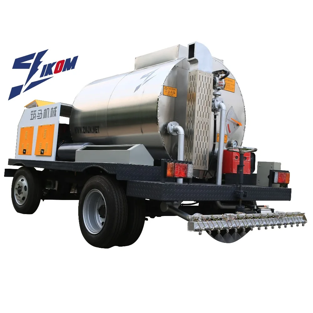 IKOM asphalt distributor stage mobile truck stage trailer