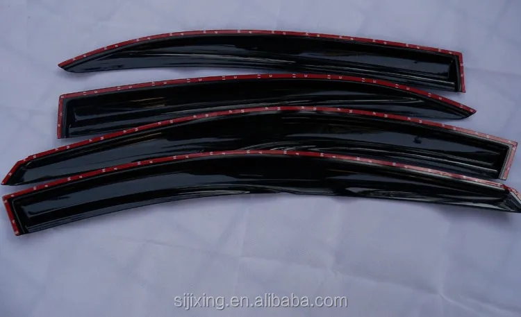 window visor for LANCER 2003- 2005 white export foreign car door visors for LANCER vehicle accessories Window Visor Mugen Type