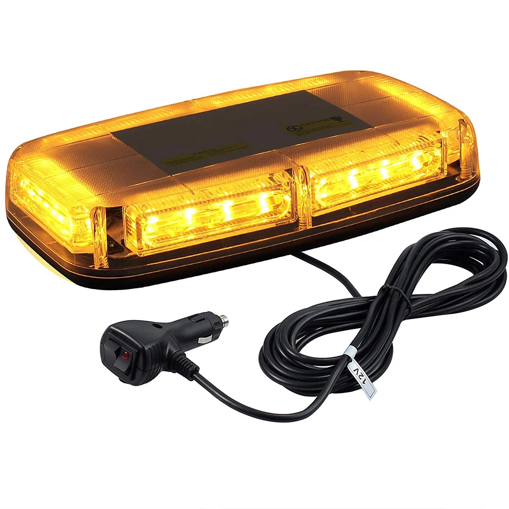 24 LED 78 W High Intensity Law Enforcement Emergency Hazard Warning LED Mini Bar Strobe Light with Magnetic Base