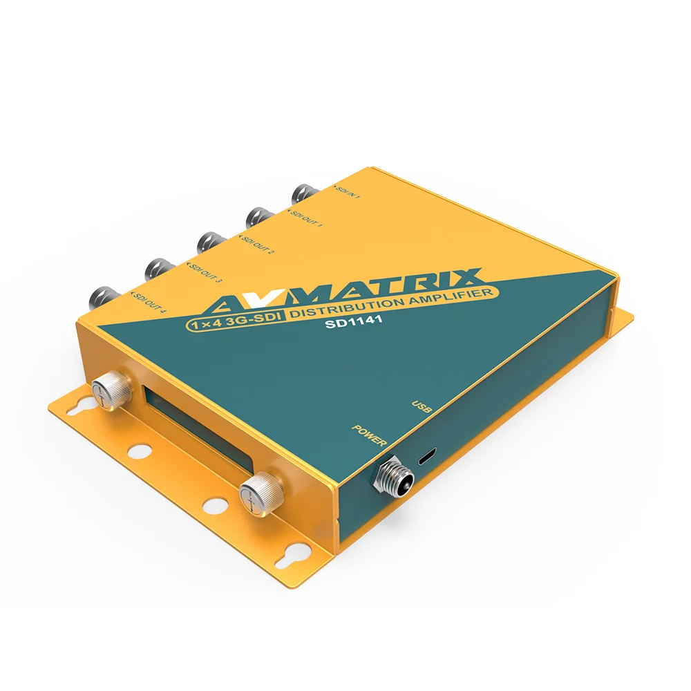 
Avmatrix 1x4 SDI Video Distribution Amplifier with Reclocking 