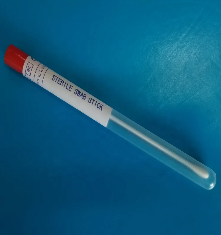 OEM Disposable Sterile Cotton Swab Stick for Treating Wounds Cotton Buds with PP Handle