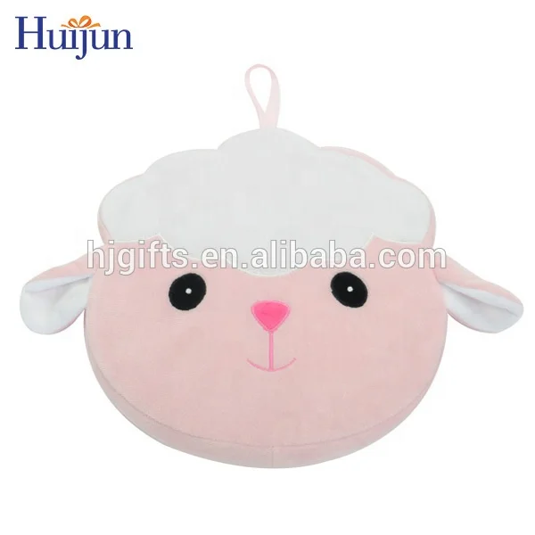 2019 High quality lovely sheep shape soft baby pillow child love seat cushion