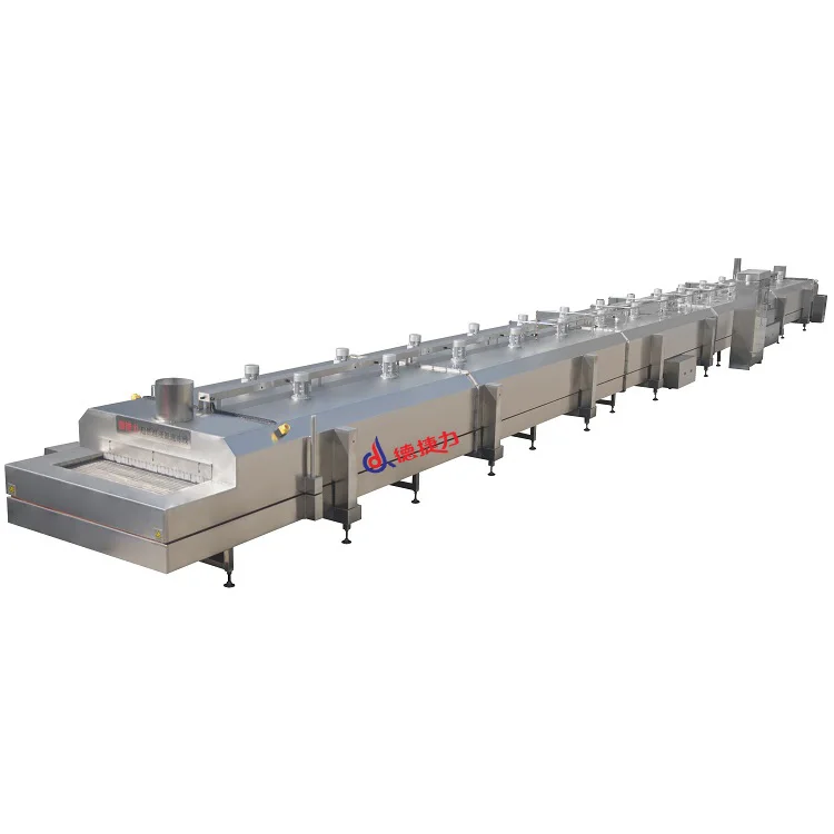 DJL Conveyor freezing tunnel machine Tunnel freezer fast flash tunnel freezer freezing chicken and poultry machine