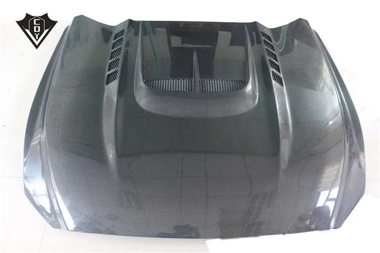 Mustang carbon hood car engine hood for mustang carbon material