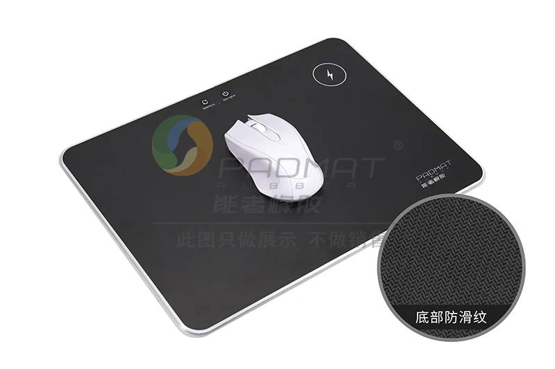 wireless charger large rgb led gaming mouse pad  for mobile phone  or mouse pad for computer