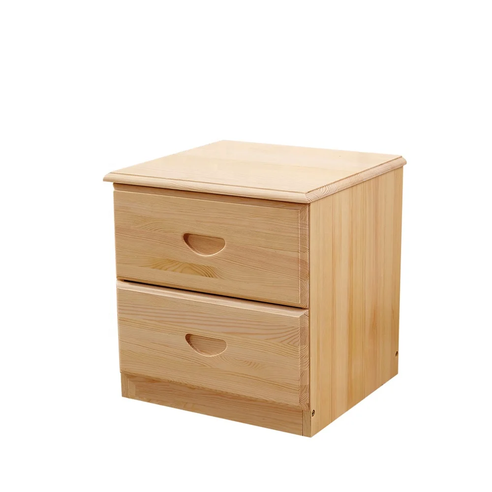 
 Тумбочка из массива дерева K/D с 2 ящиками в современном стиле  