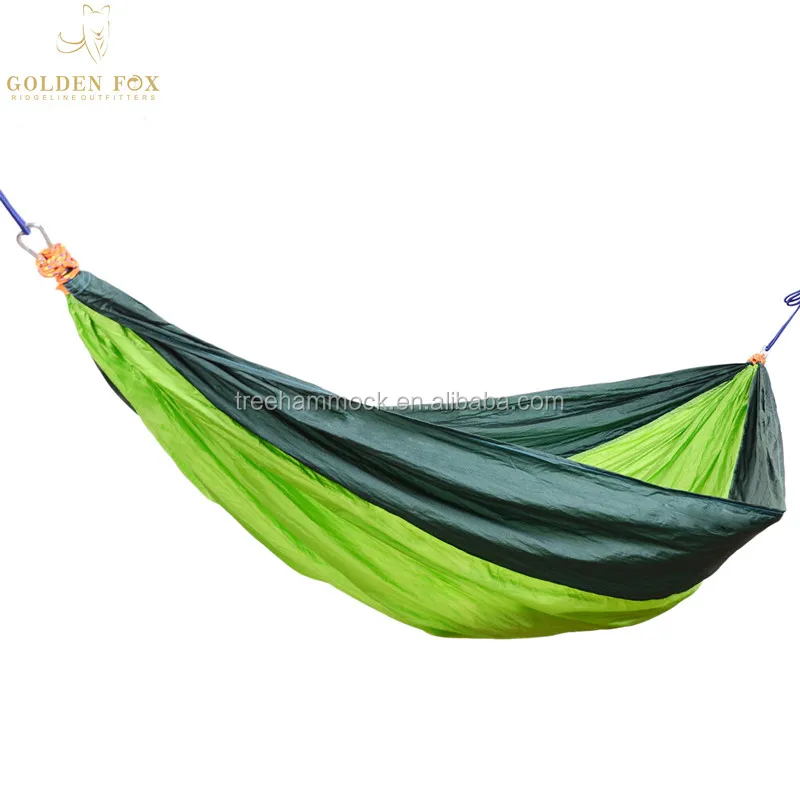 2023 new product high quality Outdoor Popular fashionable portable double parachute ripstop nylon survival hammock