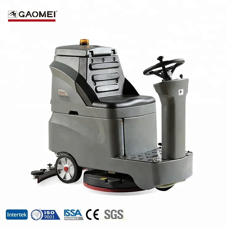 GM-AC ride on scrubber machine big brush factory floor cleaning machine auto floor scrubber
