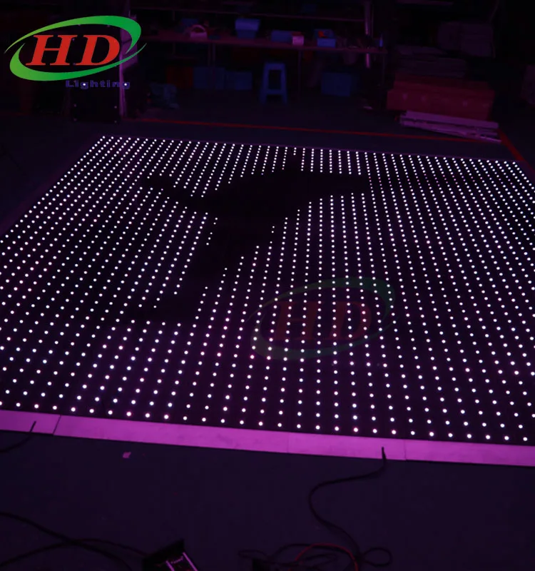RGB LED Dance Floor , portable led dance floors for sale