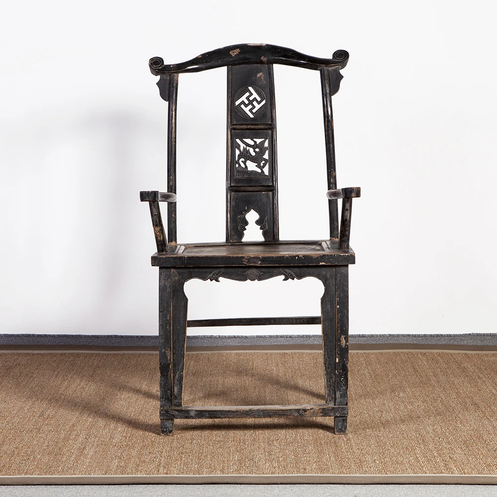 antique classic furniture chinese wooden carved dining chair