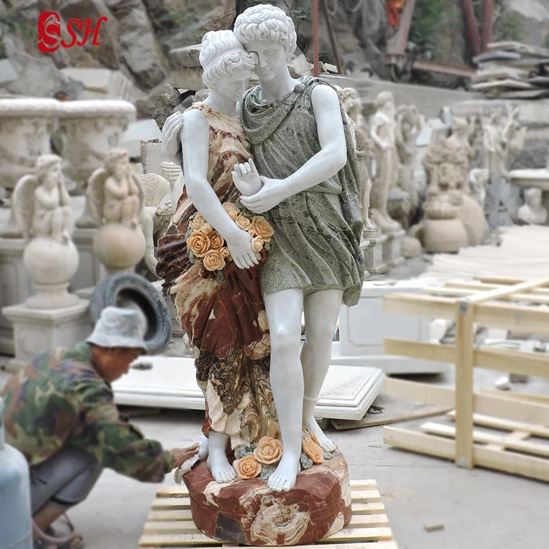 Marble Statues for Sale Life Size Outdoor Customized Size Garden Decoration SH-SHENGHUA 1 Piece Western CN;HEB SH-221 T/T