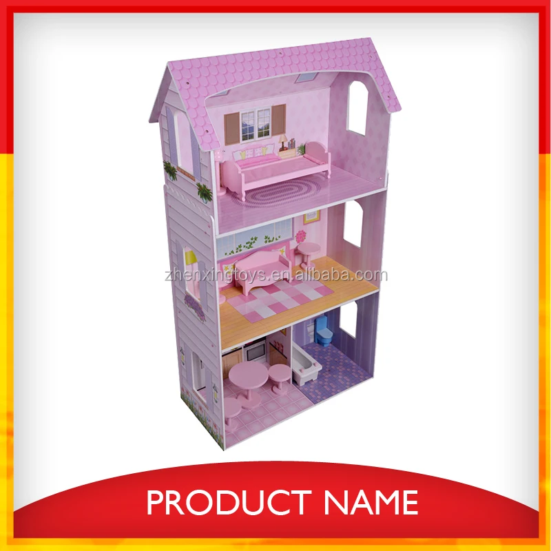 DIY wooden doll house for children