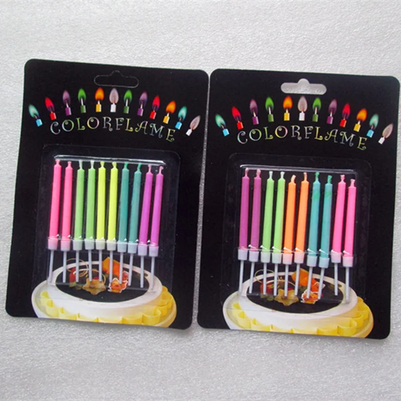 
Sell cakes product color flame birthday candles and festival party color flame candles 
