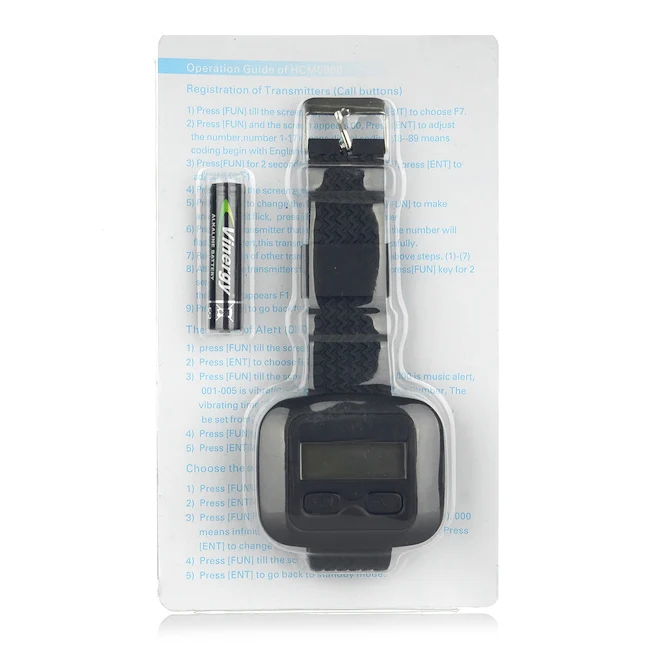 cheap price wireless calling systems restaurant watch pager for waiters and waitress
