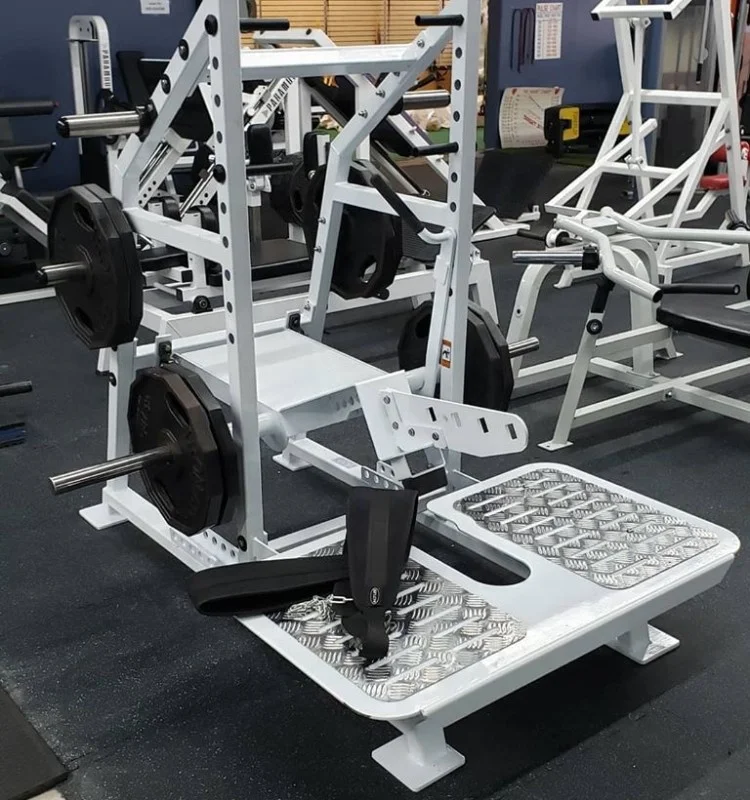 High quality Fitness Equipment Plate Loaded Hip Belt Squat Machine Pit Shark Short Frame Belt Squat Body Weight Machine HS64