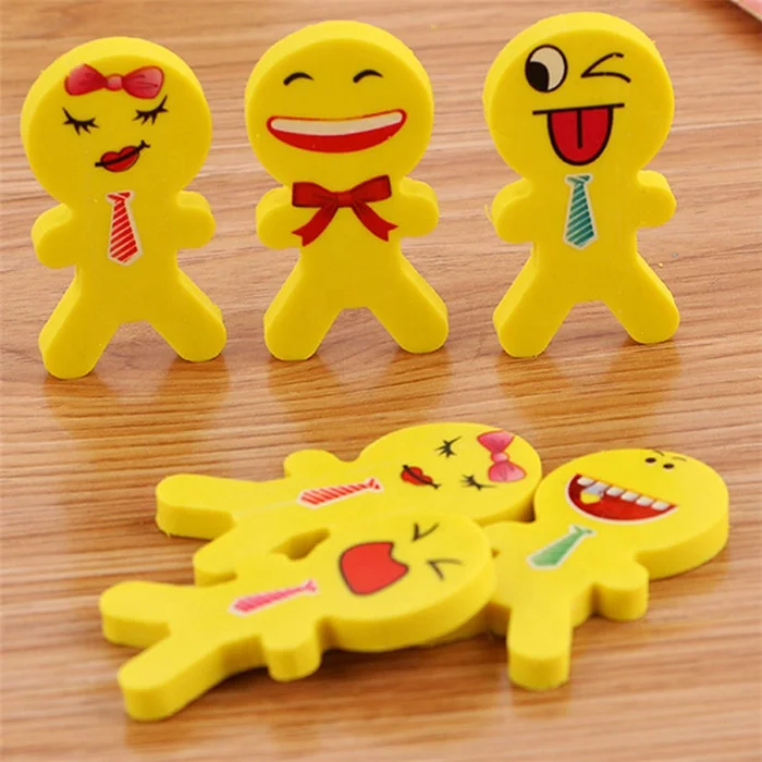 
Creative eraser cartoon laughing baby face eraser rubber gifts student prizes eraser 