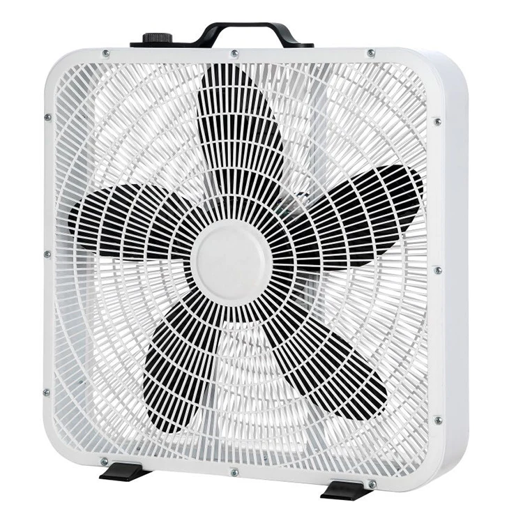 20 inch box fan convenient handle Metal and plastic material big airflow Square mini Box Fan portable fan