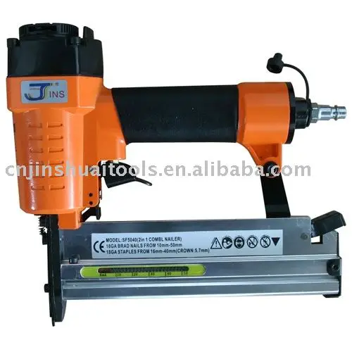 
Pneumatic Stapler, 2-in-1 combi Stapler and Nailer (SF5040-B) 