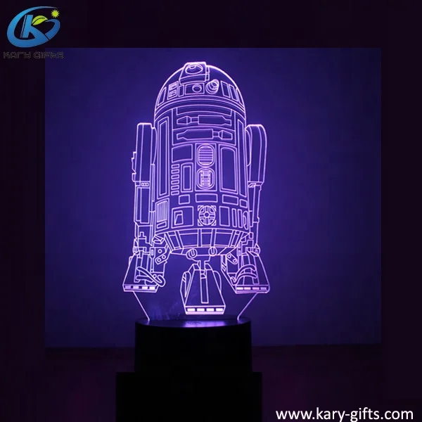 Hot Sale High Quality 3D Illusion Table Lamp Lighting 3D Colorful LED Night Light
