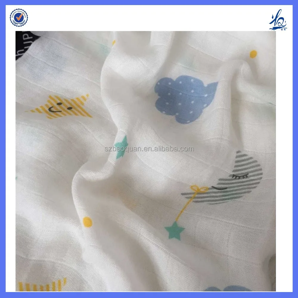 100% cotton reusable baby muslin cloth, Breathable gauze baby diaper for wholesale
