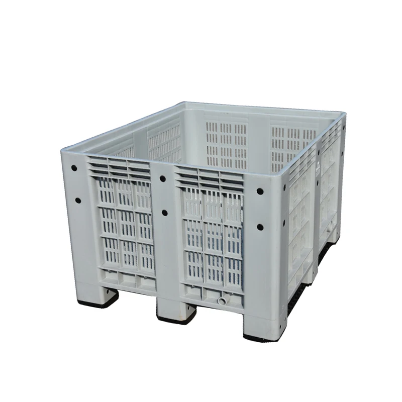 
Agriculture large storage plastic pallet boxes vegetable and fruit bins for sale 