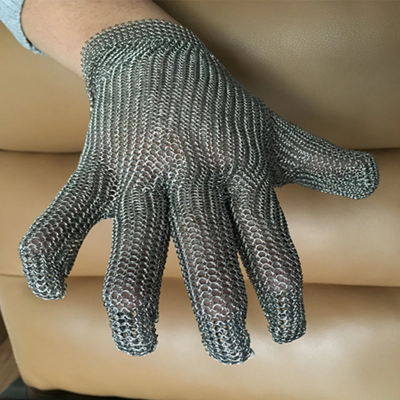 Factory Offered Stainless Steel Safety Ring Mesh Gloves