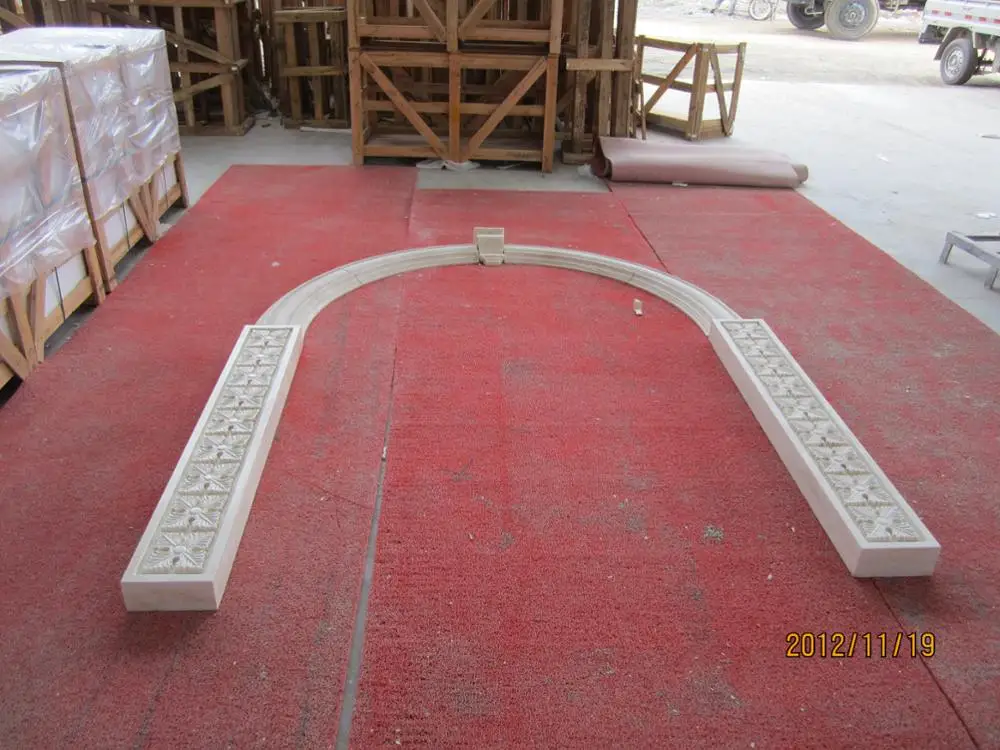 Beautiful stone marble granite window frame
