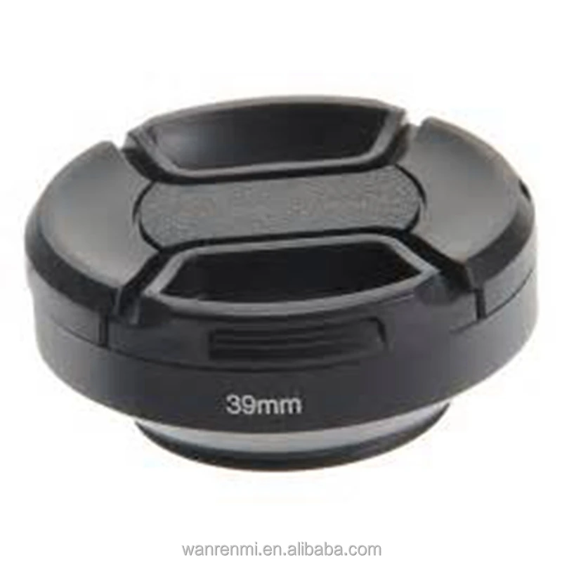
39mm Metal Wide Angle Lens Hood With 39mm Lens Cap Set Kit for Dslr Camera 