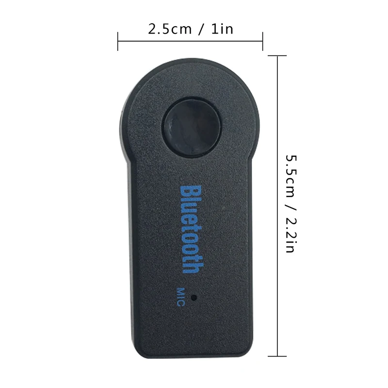 B2C ecommerce 2019 Best 3.5mm BT Music Receiver Car AUX USB Car Kit Receiver with Mic