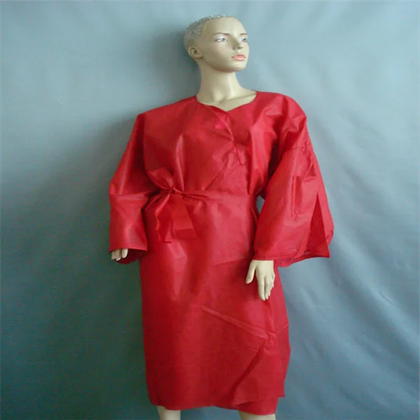 Disposable SPA Clothes Beauty Nonwoven Coat robe short kimono