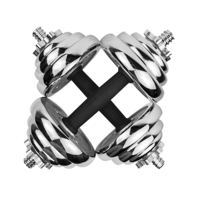Chrome Adjustable dumble for gym Set Item and Weight