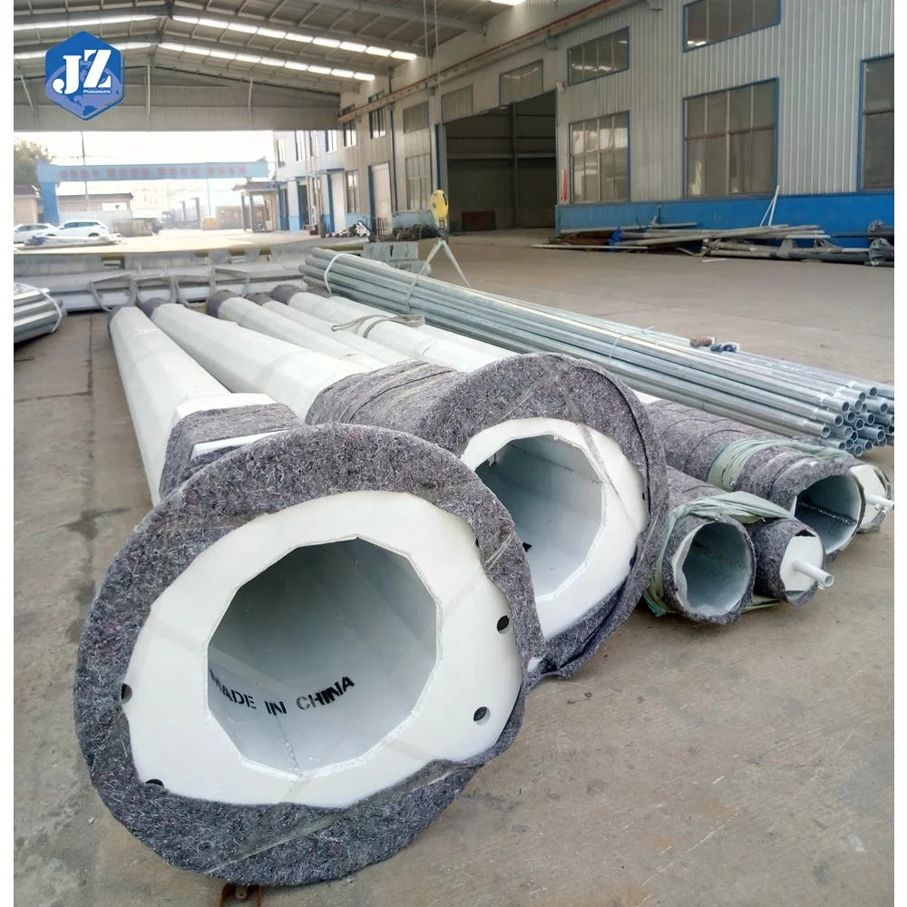 Оцинкованный наружный 25 м высокий Мачтовый осветительный полюс многоугольный светодиодный осветительный башенный поставщик