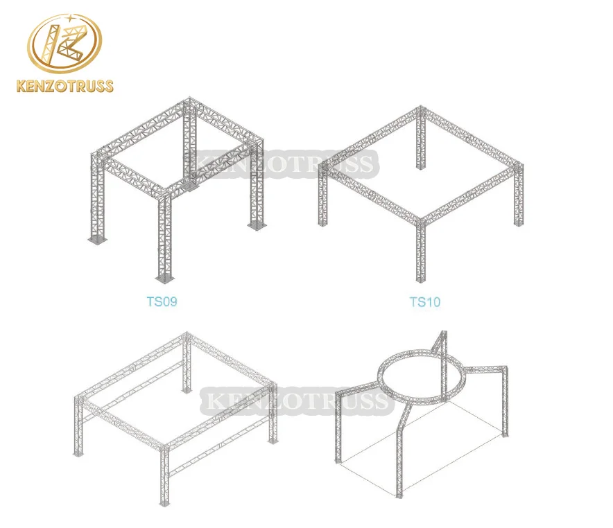 Easy install small wedding stage lighting truss