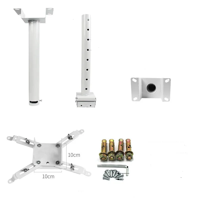 Adjustable ceiling mounted 55-100cm projector stand 1m projector mount
