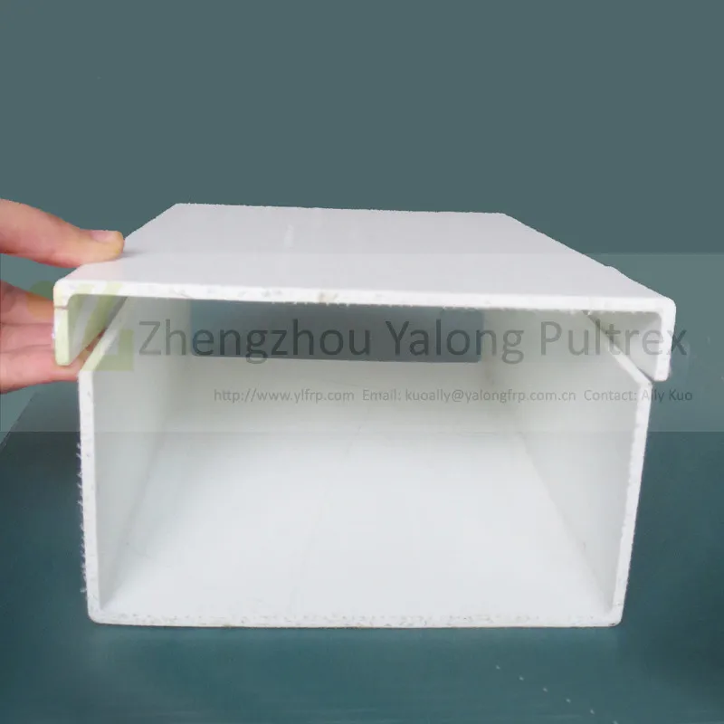 Китайские производители Pultruded, Стекловолоконный U-образный кабельный лоток FRP, пластиковый кабельный мост, поддержка кабеля GRP