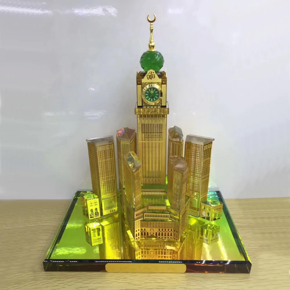 
Crystal Base Makkah Royal Clock Tower Model 