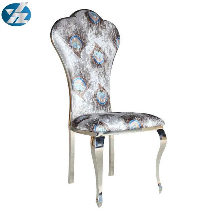 New Royal Style PU Leather Dining Chair For Wedding