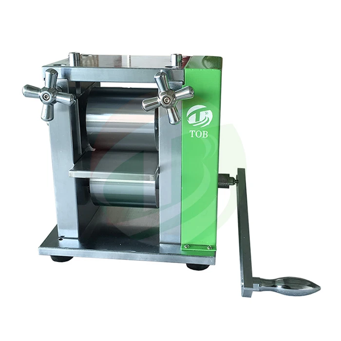 Lithium Battery lab calender Manual Rolling Press Machine For Electrode