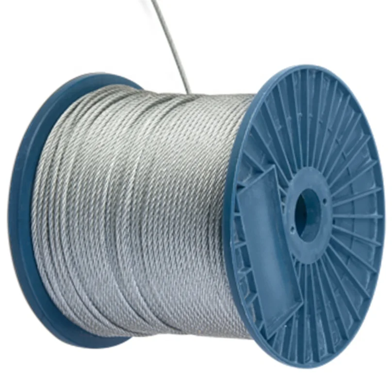 Wire Steel Rope DIN3055 Zinc Plated