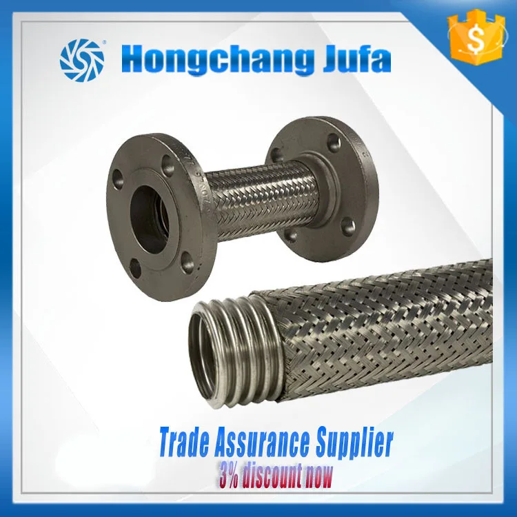 India Stainless steel 316 hose fitting flange connection flexible hose